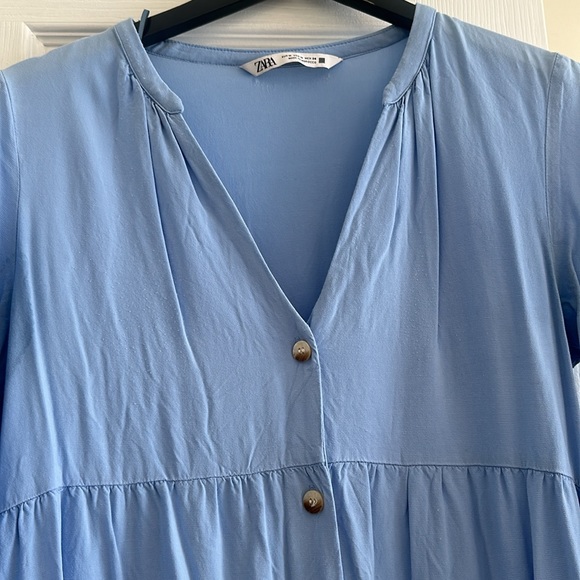 TIERED MIDI DRESS - Picture 3 of 7